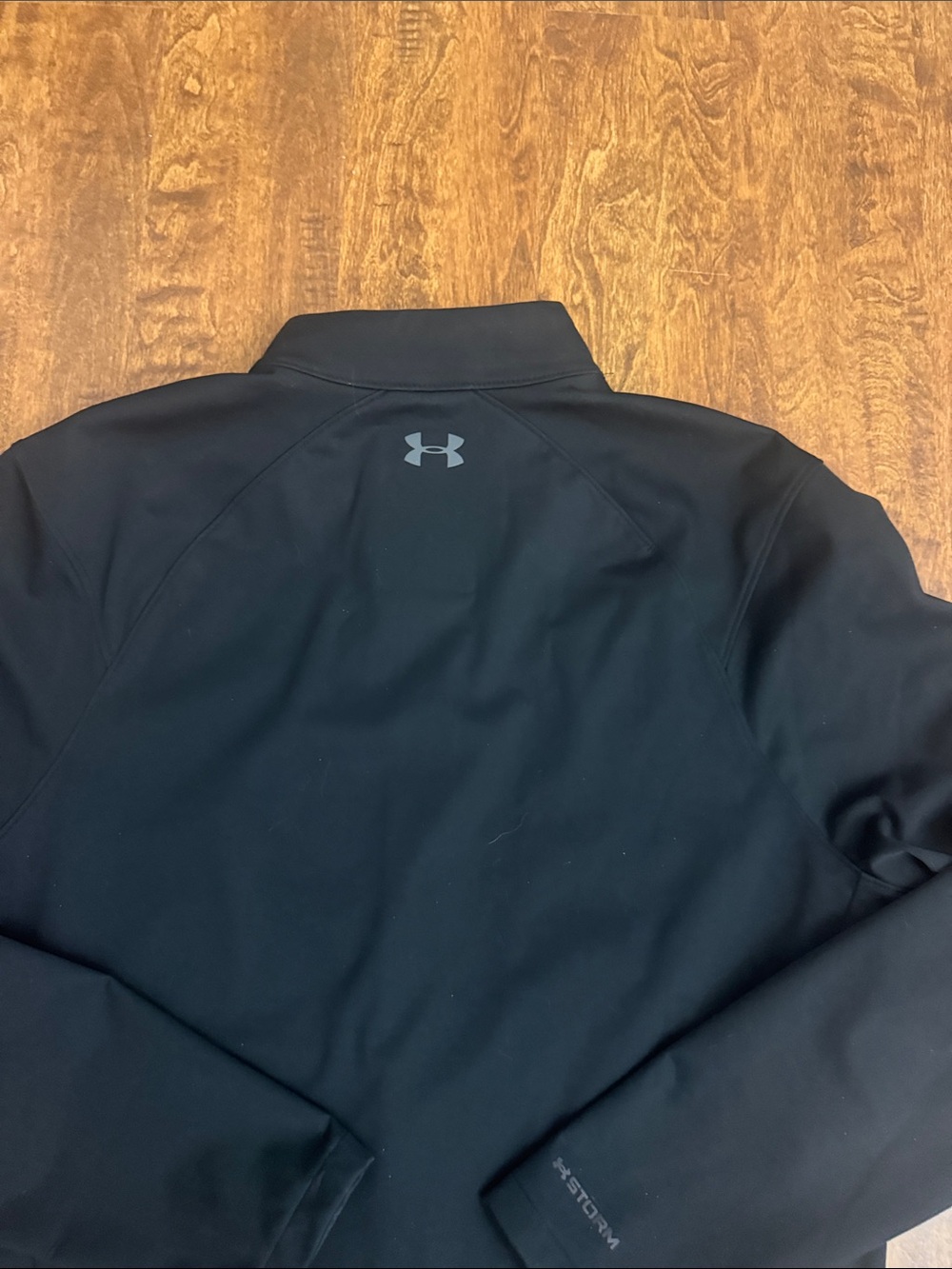 Under Armour Black Vertical Logo Full-Zip Performance Jacket - Picture 12 of 16